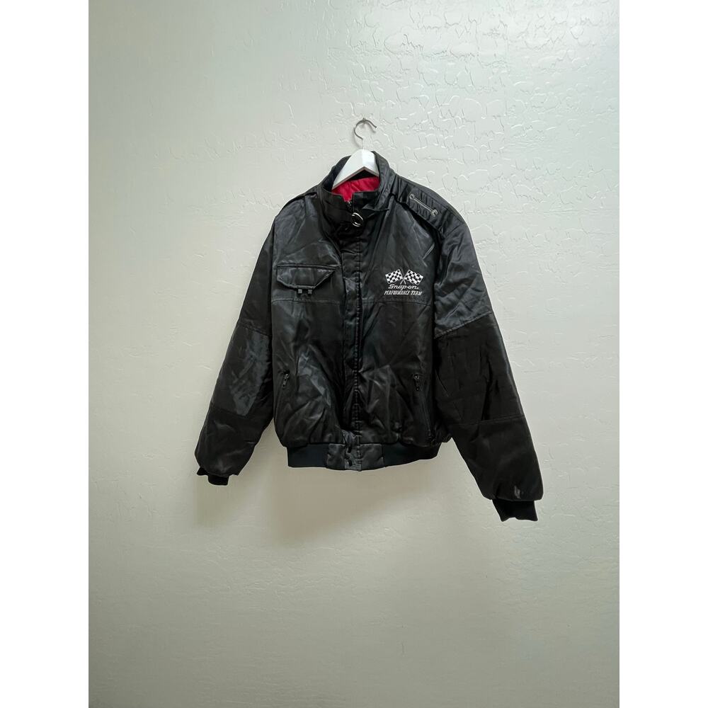 Snap-On Tools Performance ‘80s Black Swingster Sa… - image 2